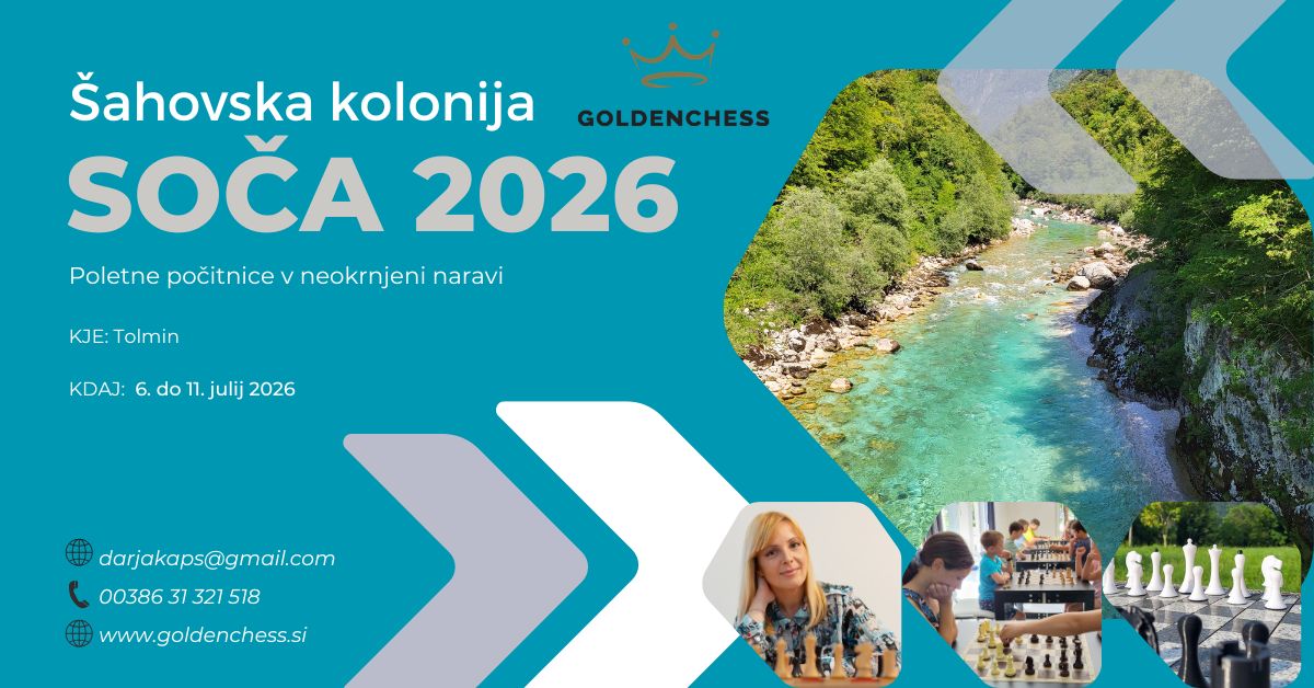 Šahovska kolonija Soča 2026